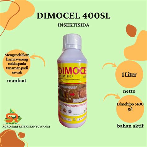 Jual Dimocel Sl Liter Insektisida Mengendalikan Hama Wereng