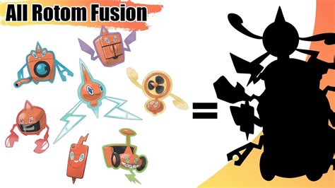 All Rotom Pok Mon Fusion Gen Gen Youtube