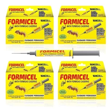 Kit Veneno Mata Formiga Caseiras Formicel Gel G Parcelamento