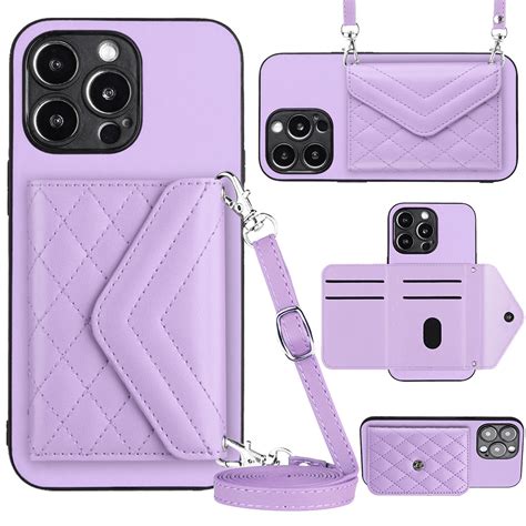 Elehold Wallet Crossbody Case For Iphone Pro Max Case With Flip Card