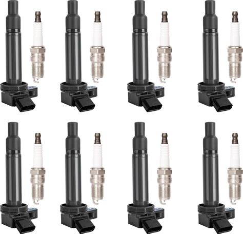 Set Of 8 Ignition Coil Pack Spark Plugs Fits For 2000 2001