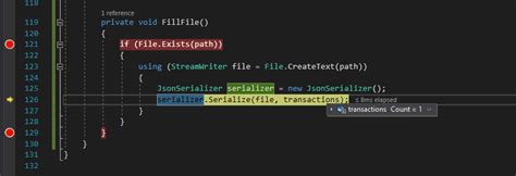 Json Net C Serializer Serialize Does Not Write To Specified File