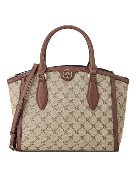 Nine West Kyelle Jet Set Satchel In Brown Lyst