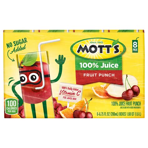 Save On Mott S Juice Fruit Punch No Sugar Added Pk Order