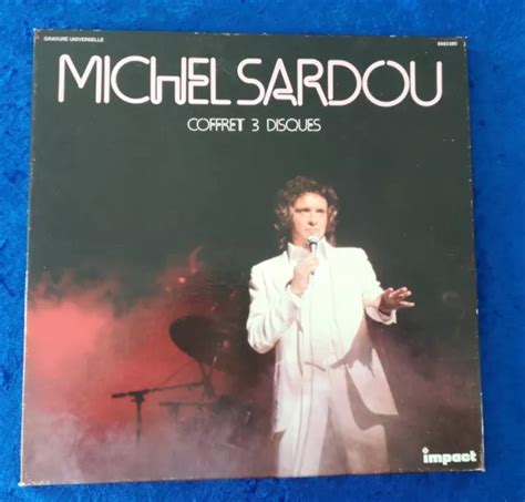 Coffret Michel Sardou Disques Vinyles Impact Eur Picclick Fr