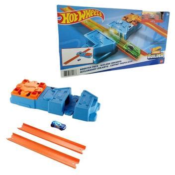 Pista Hot Wheels Track Builder Acelerador Turbo Propulsor Mattel Pistas De Brinquedo