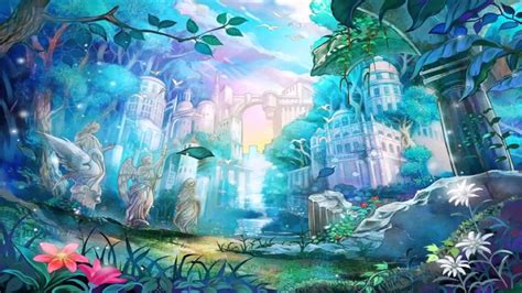 Paisaje De Fantasía Ilustración De Fantasía Producción Artística