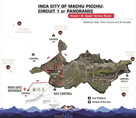 Machu Picchu Map AHI Wonders Of Peru
