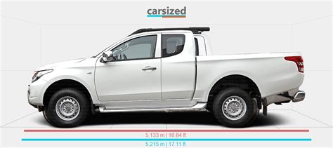 Dimensions Mitsubishi L200 2015 Present Vs Nissan Navara 2004 2014