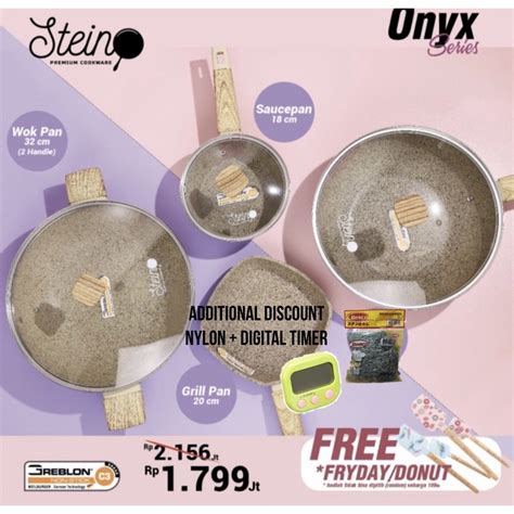 Jual Paket Onyx Steincookware Shopee Indonesia