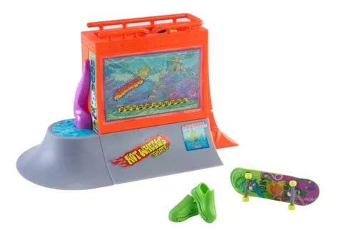 Hot Wheels Skate Pista De Juguete Parque De Skate Acuario Env O Gratis