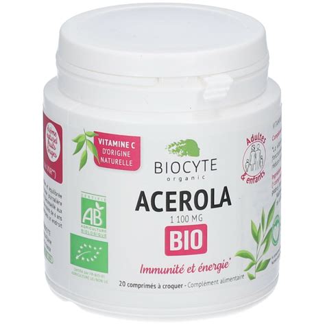 Biocyte Acerola Bio Pc S Redcare Pharmacie