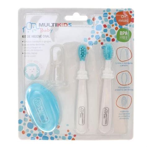 Escova De Dente Bebe 6 Meses - Kit Higiene Oral Escova De Dente Com Dedo Silicone Para Bebê De 6 Meses ...