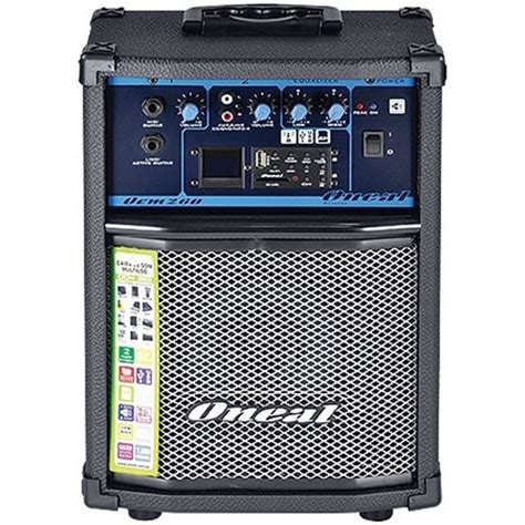 Caixa De Som Amplificada Oneal W Rms Ocm Multifuncional Usb