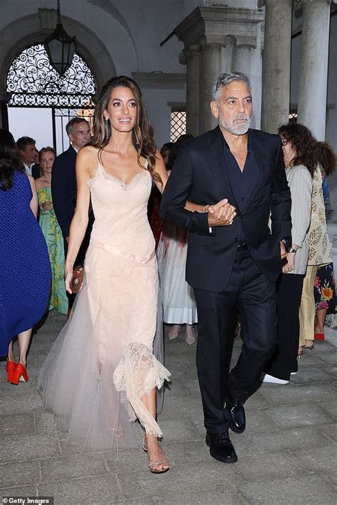 George Clooney Looks Mesmerised By His Wife Amal At The Dvf Awards In 2023 Amal Clooney Blush