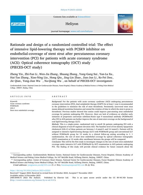 PDF Rationale And Design Of A Randomized Controlled Trial The Effect