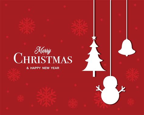 Merry Christmas Happy New Year Template 4463506 Vector Art at Vecteezy