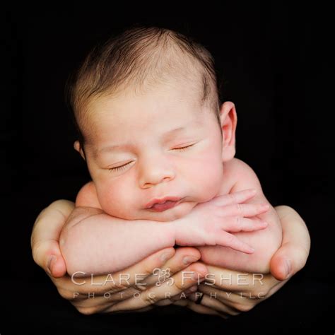 Adorable Sleepy Newborn Baby Clare Fisher Photography