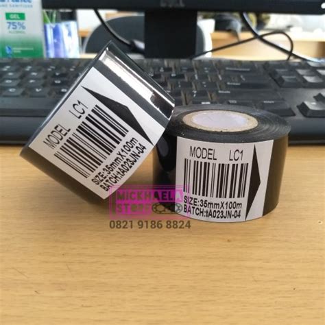 Jual Ribbon Tape 35 X 100m LC1 Hot Stamping Foil Pita Tinta Mesin Coding Kab Tangerang