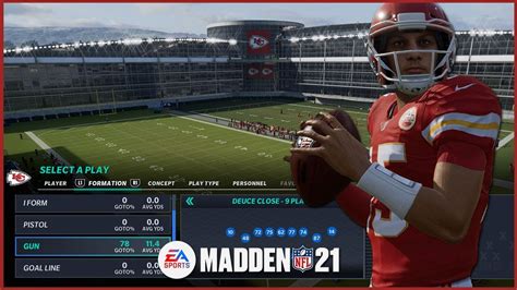 How To Use The New Playcalling Screen On Madden 21 Next Gen Youtube