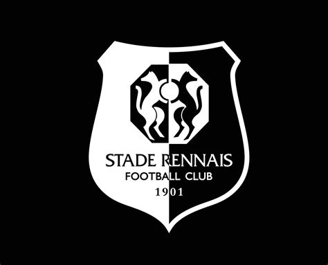 Stade Rennais FC Club Logo Symbol White Ligue 1 Football French ...