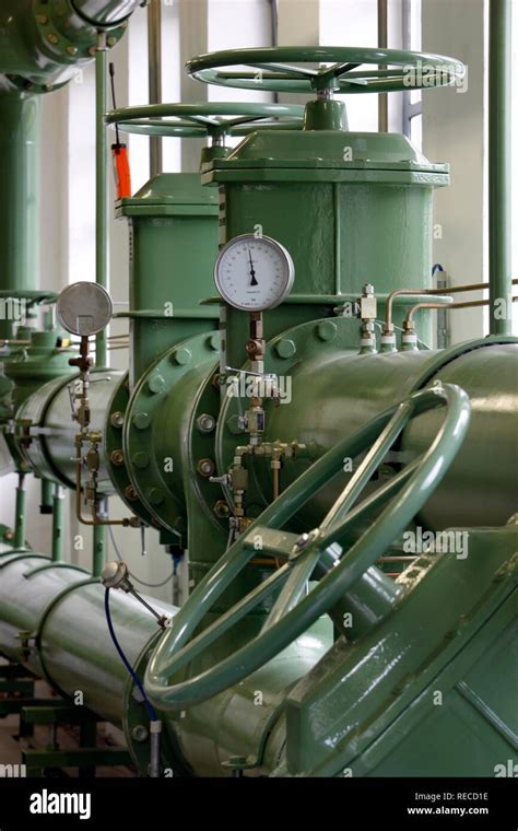 Natural Gas Transfer Station Here Natural Gas Is Conducted From The