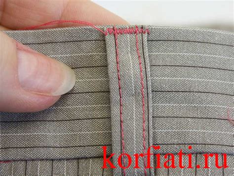 Как сшить шлевки - мастер-класс А. Корфиати