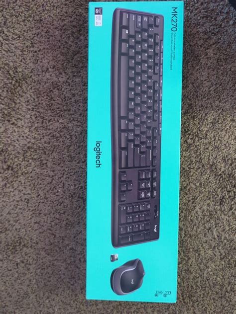 Logitech Mk270 Wireless Keyboard And Mouse Combo 920 004536 97855089816 Ebay