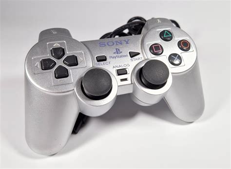 Ps2 Sony Ps2 Controller Dual Shock 2” Silber Gamingoo Retro