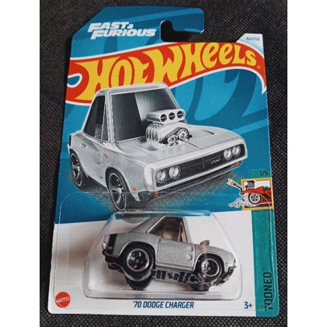 HOT WHEELS FAST FURIOUS 70 DODGE CHARGER TOONED SILVER Shopee Philippines