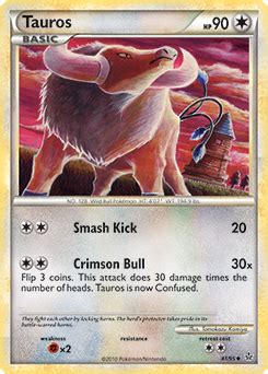 Tauros Ex Fire Red Leaf Green Tcg Card Database Pokemon