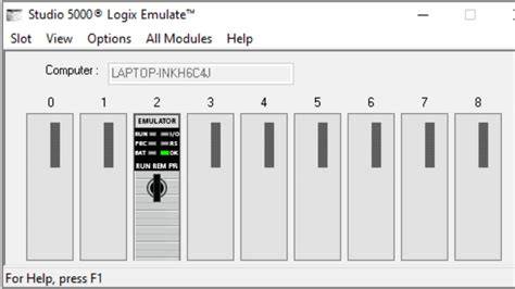 Studio 5000 Logix Emulate