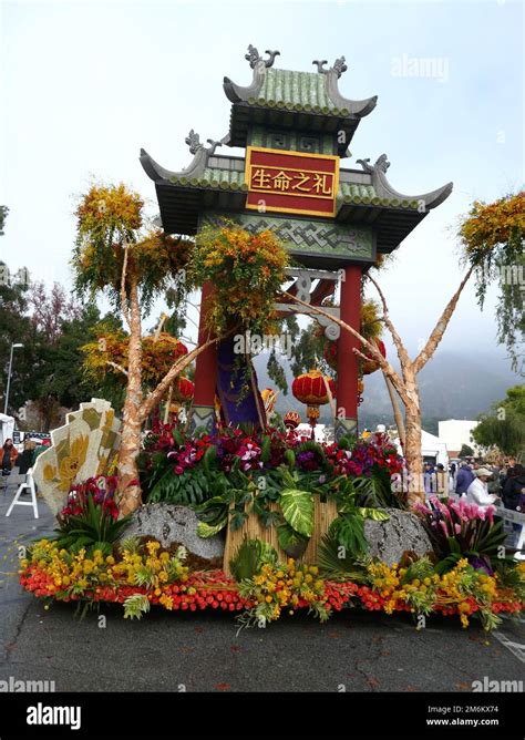 Pasadena, California, USA 3rd January 2023 Rose Parade Floats on ...