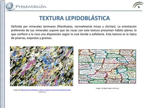 Textura rocas metamorficas