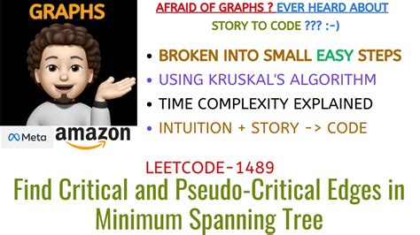 Find Critical And Pseudo Critical Edges In Minimum Spanning Tree