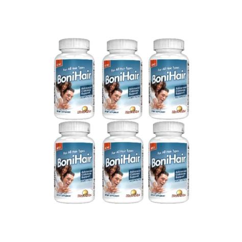 Buy BoniHair 6 Pack- Catalase Supplement - Six Bottles - 6 Month Supply ...