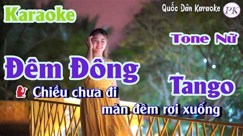 Karaoke M Ng Tango Tone N Am Tp Qu C D N Karaoke Youtube