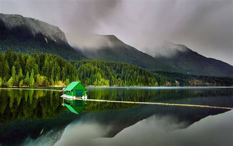 Fondos De Pantalla Bosque Colina Lago Naturaleza Reflexi N Cielo