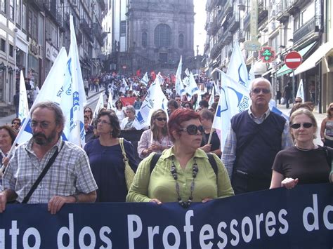 Imagens Das Manifesta Es Da Cgtp In Em Lisboa E No Porto Fenprof