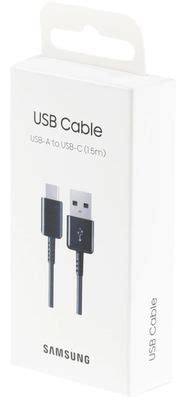 Кабель Samsung EP-DG930IBRGRU, USB Type-C (m) - USB (m), 1.5м, черный ...