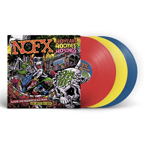 NOFX The Final Tour – Barcelona, May 19th – Triple LIVE LP