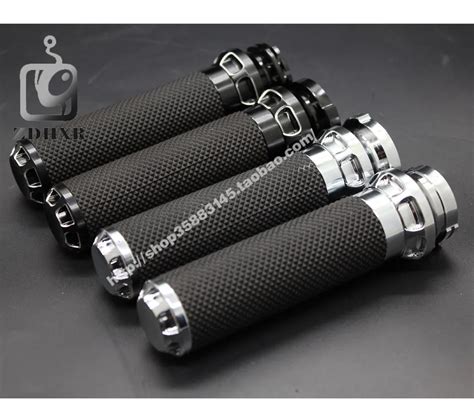 Aliexpress.com : Buy Custom CNC Aluminum Slip Gel Rubber Handlebar Grips Handle Bar Grips 1 ...