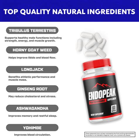 Endopeak Male Pills Endo Peak Male Vitality Support Supplement