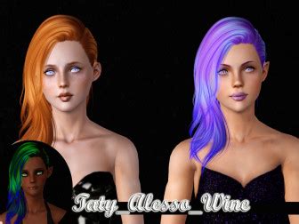 Alesso S Wine And Cazy S Leah Hairstyles Retextured By Taty Sims Hairs