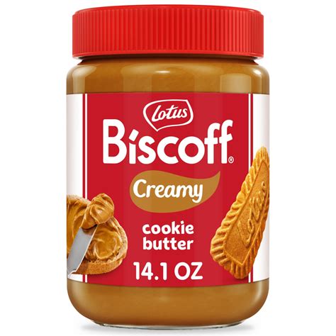 Biscoff Cookie Butter Lotus Creamy Nut Free Spread Oz Jar