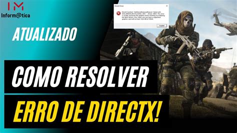 Como Resolver Erros De Directx Nos Jogos E Programas Youtube