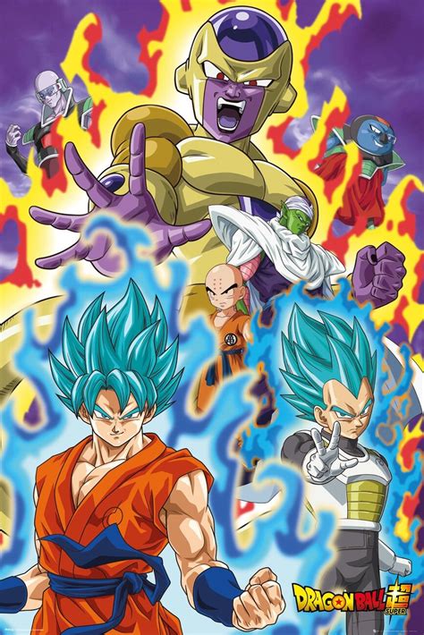 Dragon Ball God Super Póster Lámina Compra en Posters es