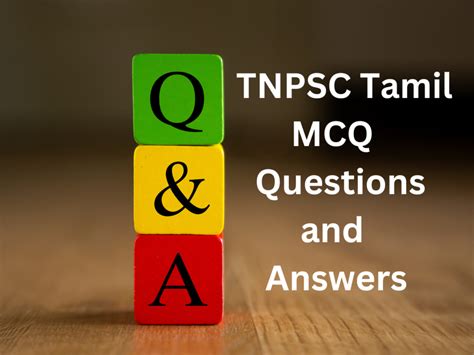 Tnpsc Tamil Mcq Questions And Answers Tamil To English