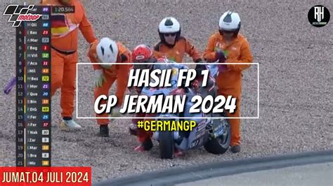 Hasil Motogp Hari Ini Hasil Latihan Bebas Gp Jerman Fp Gp German