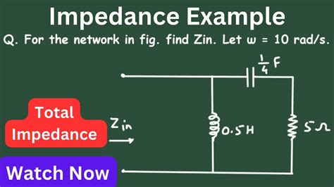 How To Find Total Impedance Using Phasors Impedance Combinations